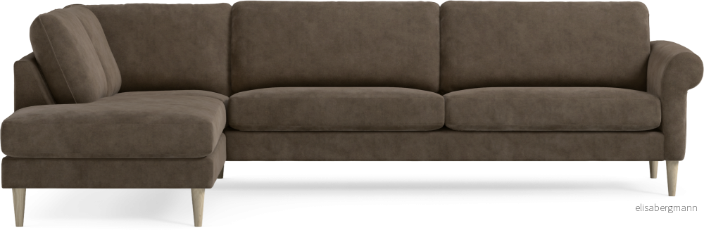 Bridge 4-sits soffa med divan vänster WOKzc