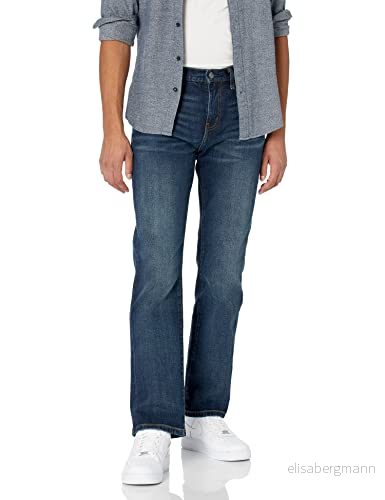 Amazon Essentials Herr Straight Fit Bootcut Jean, mörk tvätt, 40 W x 32 L 193548315177