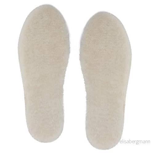Riemot lammskinnssulor, innersulor, herr, dam, lammskinn, inlägg, varm, vinter, skoinlägg, Beige, 42 6975058037602