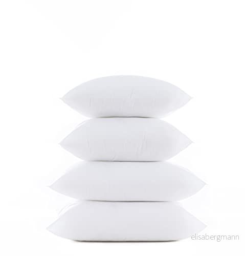 Todocama Pack Spara 4 st Pad fyllmedel med hög återvinning silikoniserad ihålig fiber, fluffig och allergivänliga soffa eller sängkuddar (4 fyllningar på 45x45cm) 8435439013512