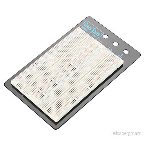 21,5 cm x 13 5 Bräda för prototypning, 1660 hål Breadboard Kit med Jumper-ledningar och Kretskortslåda Elektronikutveckling, Komplett Sätt & DIY-projekt 754959490930