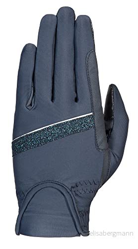 PFIFF 102814 Ridhandske "Glamour Easy", mörkblå XS 4032668318810