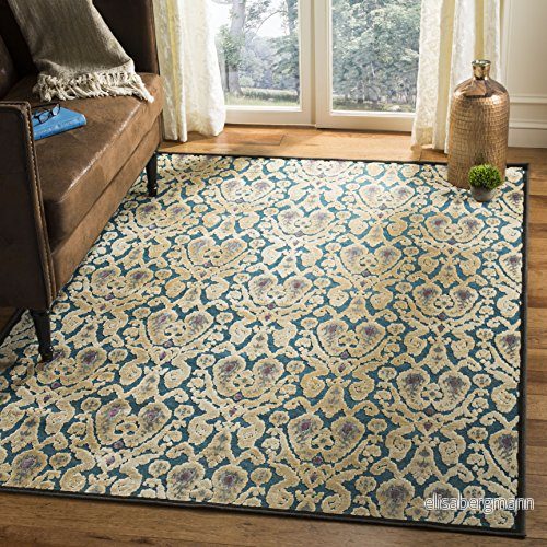 Safavieh "Aziz" område matta 160 X 230 cm Light Yellow/Anthracite 683726462477