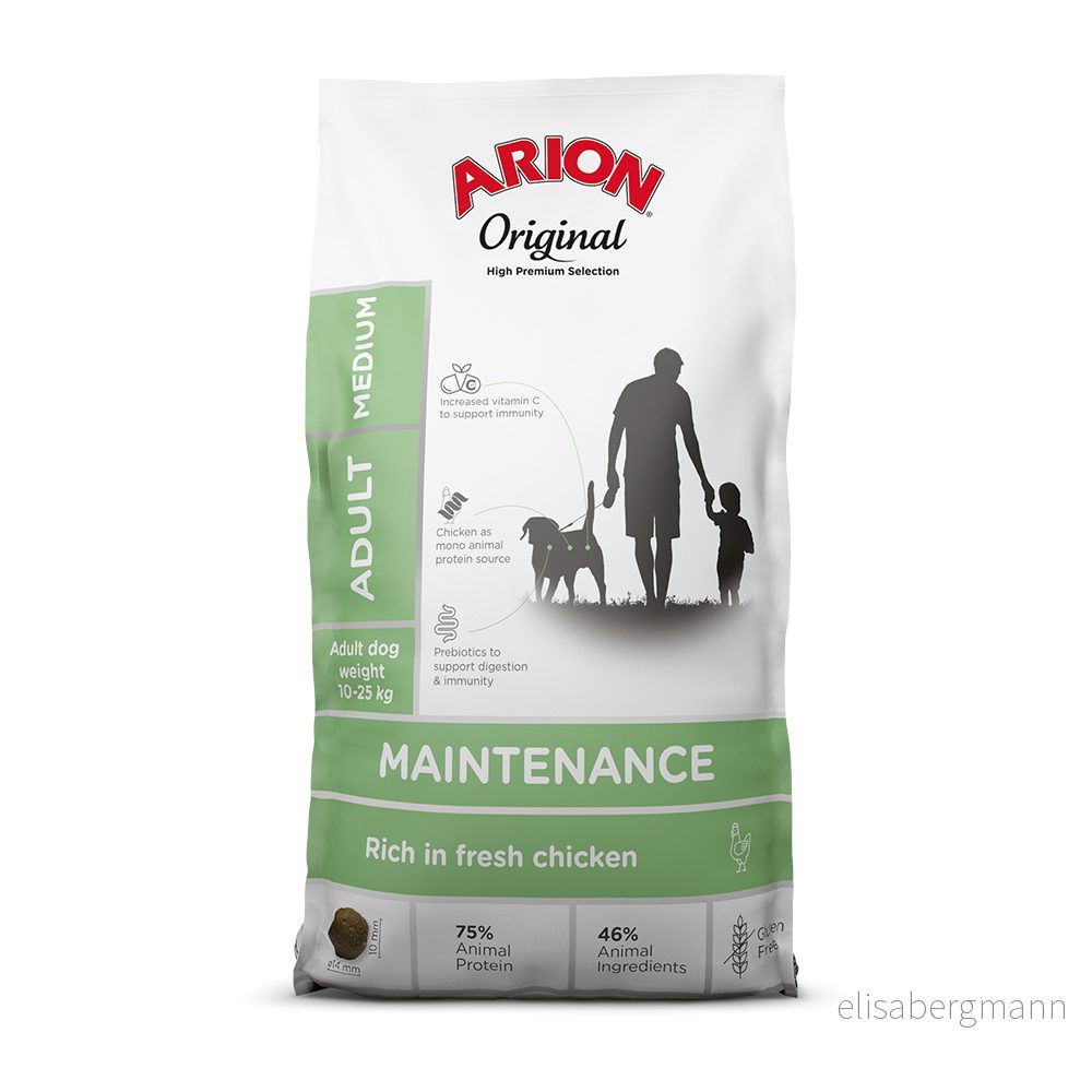 Arion Original Maintenance Medium Torrfoder 12 kg 5414970060721
