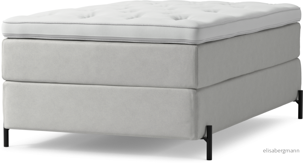 Delux Dream Kontinentalsäng, enkelsäng 120 cm med bäddmadrass och sängben b0Fq3