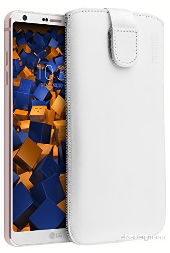 Mumbi läderfodral för LG White G6 4251077274344