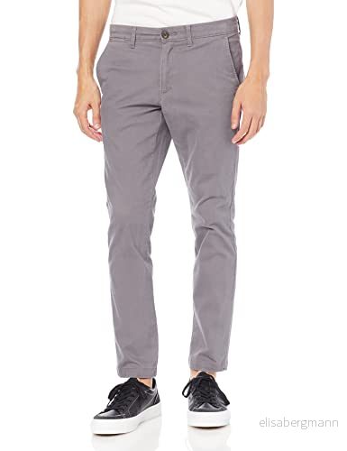 Amazon Essentials Herr Skinny Fit Casual Stretch Chino Byxa, Mörkgrå, 38 B x 28 L 193548335519
