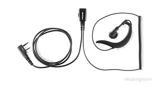 Mikrohörlurar med krokar för Walkie Talkies Kenwood eller Dynascan 8435550807298