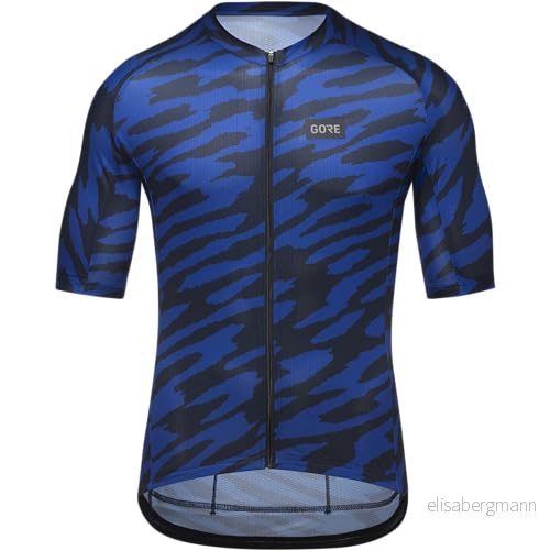 GORE WEAR Spirit Organic Camo Cykelkläder Jerseys, Tröjor herr, Orbit Blue/Ultramarine, S 4017912656894
