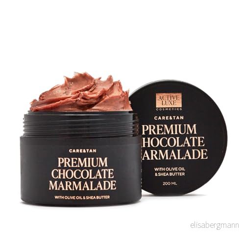 Active Luxe Premium Chokladmarmelad Snabb Brun kräm med Morot och Olivolja Kroppskräm för Mörkare Hudton (200 ml) 3830044681265