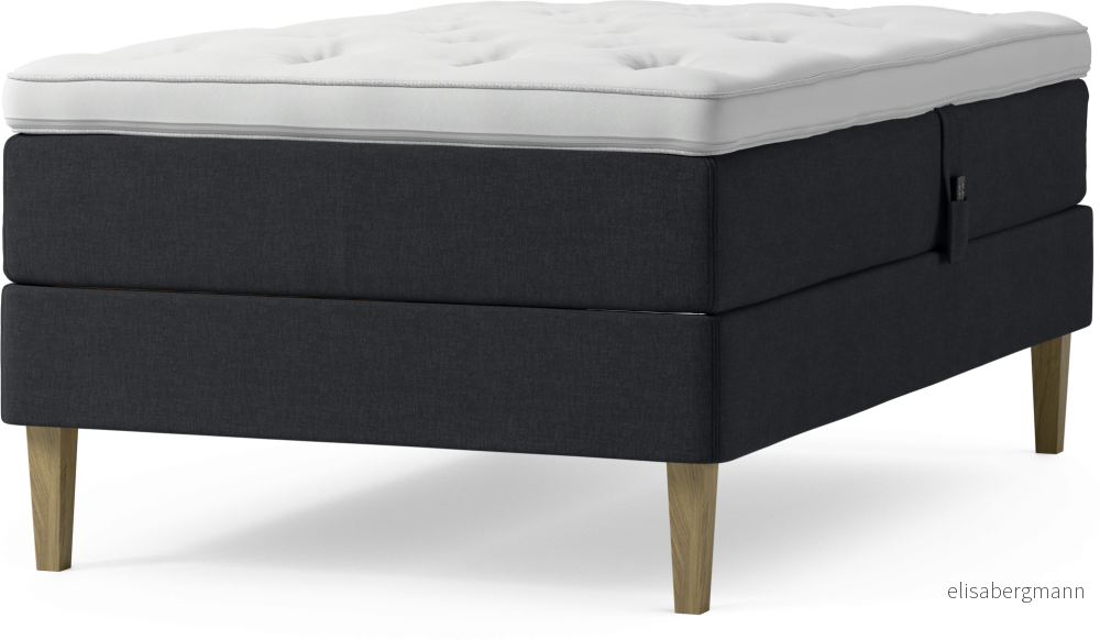 Delux Dream Ställbar säng, enkelsäng med bäddmadrass och sängben 9pF9T
