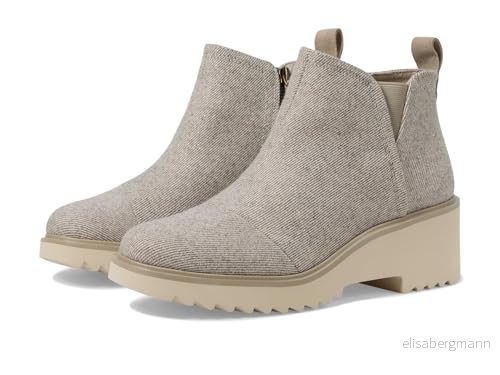 TOMS kvinnors Maude Fashion Boot, Natural Shimmer twill, 7,5 UK, Naturlig skimmer 41 EU 195703549885