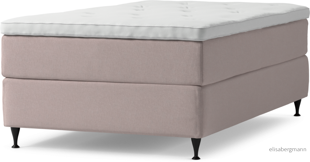 Delux Dream Kontinentalsäng, enkelsäng 120 cm med bäddmadrass och sängben dWJZm