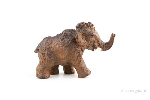 PAPO stor dinosauriefigur ung mammut, bevittna om istiden, barnleksaker från 3 år upptäckt av prehistoriska djur och naturhistoria 696749625156