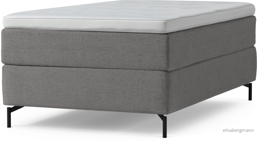 Delux Dream Kontinentalsäng, enkelsäng 120 cm med bäddmadrass och sängben 8qnFN