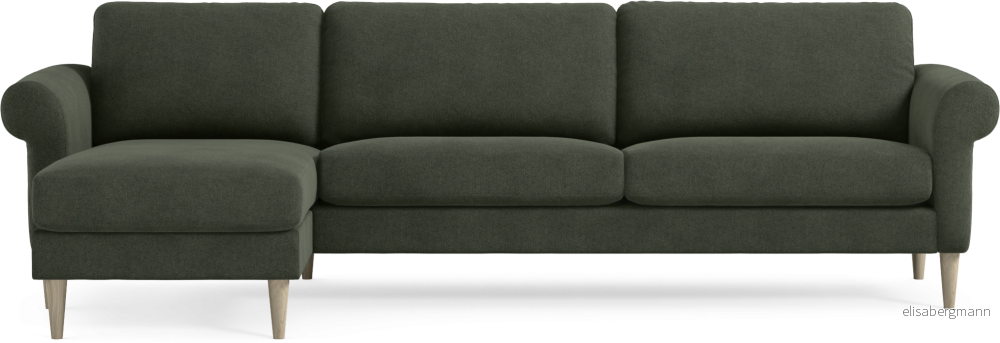 Bridge 3-sits soffa med schäslong vänster xsG6j