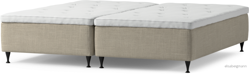 Delux Dream Ramsäng, dubbelsäng med bäddmadrass och sängben 2U7T8