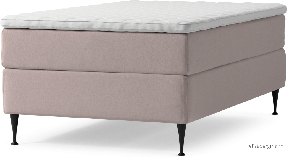 Delux Dream Kontinentalsäng, enkelsäng 120 cm med bäddmadrass och sängben nDkKG