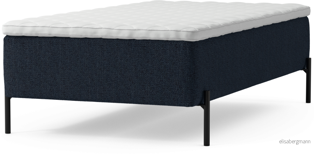 Delux Dream Ramsäng, enkelsäng med bäddmadrass och sängben 603gN
