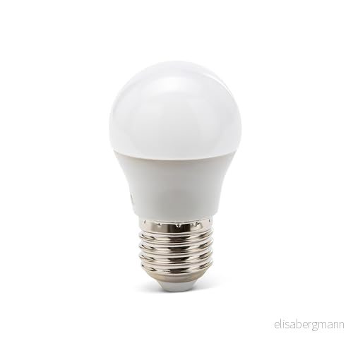 SMD LED lampa, Mini sfärisk P45, 6W / 470lm, E27 bas, 3000K 8003910108851