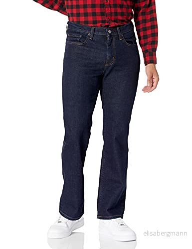 Amazon Essentials Herr Straight Fit Bootcut Jean, sköljd, 40 W x 30 L 193548314521