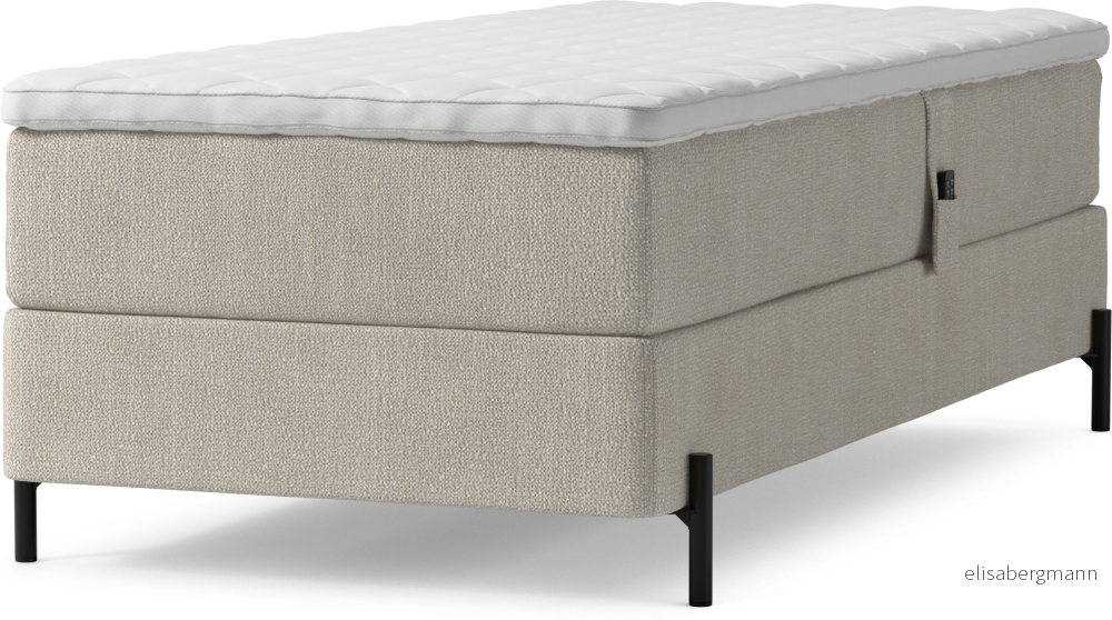 Delux Dream Ställbar säng, enkelsäng med bäddmadrass och sängben 5W32b