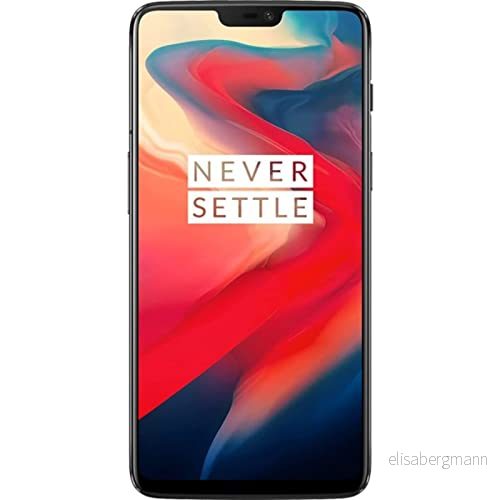 OnePlus 6 Smartphone (15,95 cm (6,28 tum) 19:9 pekskärm, 256 GB internminne, Android 8.1 Oreo/Oxygen OS 5.1), midnattssvart 6921815605591