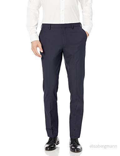 Amazon Essentials mäns slim fit rynkbeständig stretchklänning byxa, marinblå, 30 B x 28 L 194223322664