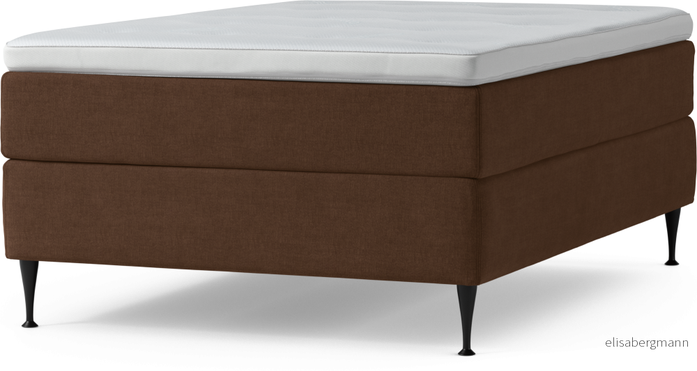 Delux Dream Kontinentalsäng, enkelsäng 140 cm med bäddmadrass och sängben FkyW7