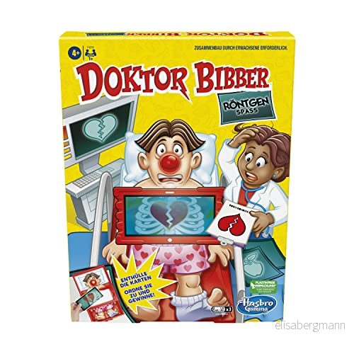 Hasbro Gaming Doktor Bibber röntgen kul, brädspel för barn från 4 år 5010993971695