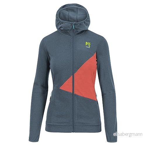 Karpos 2500952 017 NUVOLAU W Fleece Dam Lång Tröja Vintage Indigo/Hot Coral Storlek XL 8050949802410