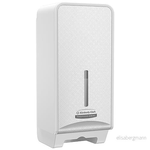Kimberly Clark Professional ICON dispenser för ett ark toalettpapper 53949 med vit panel i mosaikdesign; 1 och per kartong 5033848042883