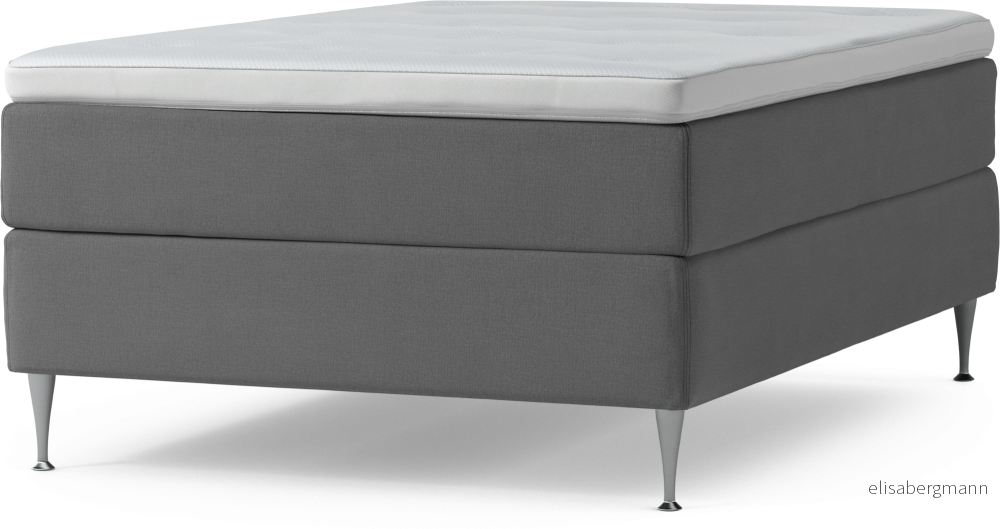 Delux Dream Kontinentalsäng, enkelsäng 140 cm med bäddmadrass och sängben YVWnc