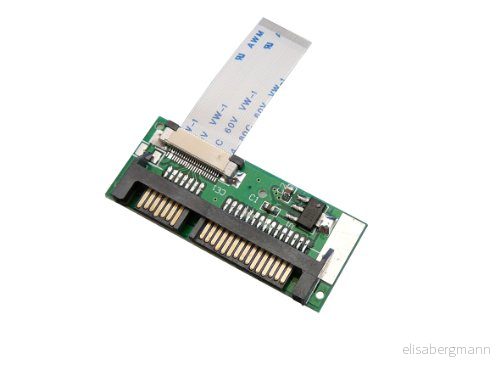 KALEA INFORMATIQUE ZIF LIF 1,8 24 punkts (12,5 mm) till SATA adapter med medföljande LIF24 duk 3045151090767