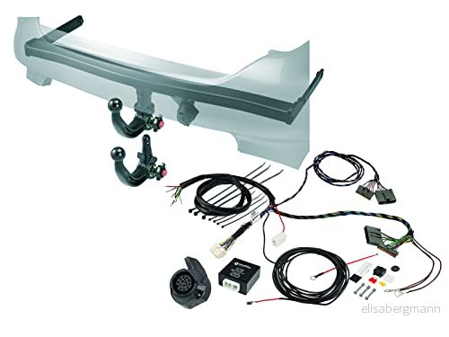 Avtagbar släpvagnskoppling för BMW X5 (F15) (BJ 11/201307/2018), X6 (F16) 12/201408/2019) i en uppsättning med 13 pol. fzg. spect. Westfalia elsats 4250557563978