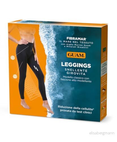 Guam Fibramar Leggings Klassisk tg. XS S, Unisex Vuxen, Svart, S 8025021223049