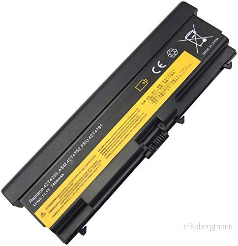 11,1 V 7800 MAH T410 42T4235 Ersättningsbatteri för Lenovo ThinkPad T420 T510 T520 Sl510 E40 E50 0578 E420 E525 L412 L420Pres2221Sl410 W510 W520 42T4751 733424421624