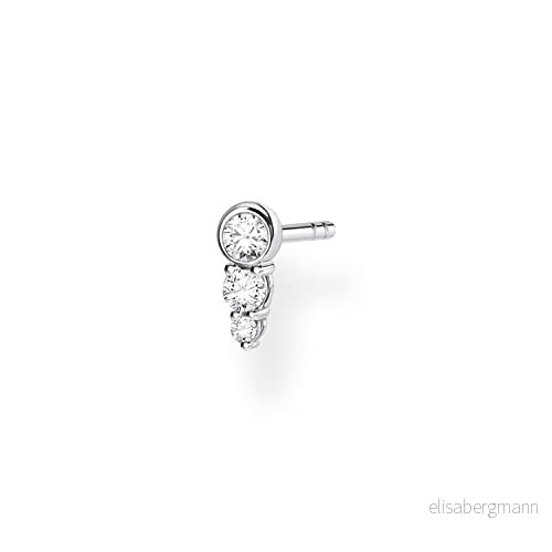Thomas Sabo boucles d'oreilles simples pierres blanches argent sterling 925 H2143 051 14 4051245491739