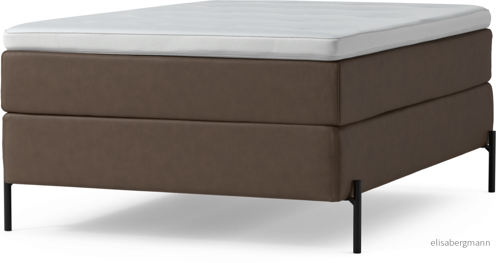 Delux Dream Kontinentalsäng, enkelsäng 140 cm med bäddmadrass och sängben A24zg