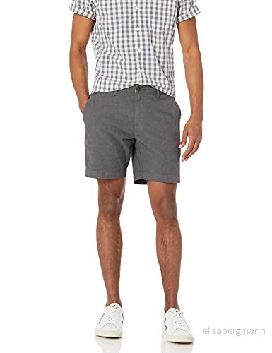 Amazon Essentials lätta och bekväma smala fit oxford-stretchshorts, 18 cm, grå, 38 W 191770813898