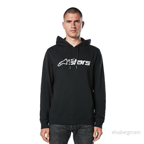 Alpinestars Blaze Hoodie V3 - Huvtröja - Fleece - Svart/Vit - XL 8059347411965