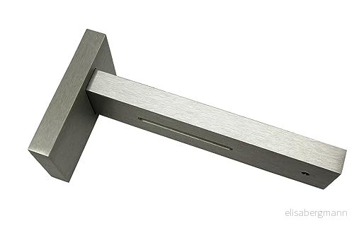 GARDINIA specialhållare för Luxor rektangulär stålborstad 14 cm 4003018205029