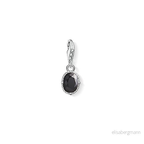 Thomas Sabo Damhänge svart sten 925 sterlingsilver 1669 643 11, Sterlingsilver, Kubisk zirkonia 4051245375183