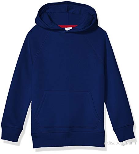 Amazon Essentials fleecetröja huvtröja för pojkar, marinblå, Small 194223205677