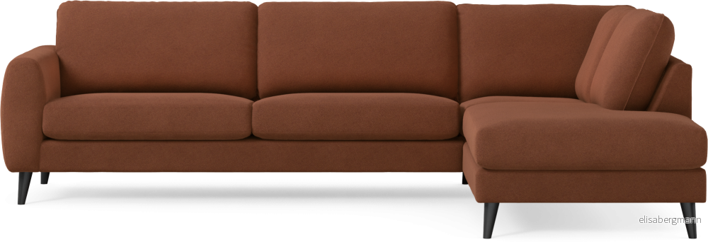 Bridge 3-sits soffa med divan höger 43Q72