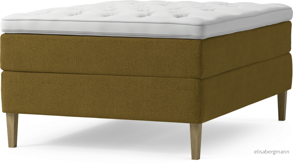 Delux Dream Kontinentalsäng, enkelsäng 140 cm med bäddmadrass och sängben gwXj3