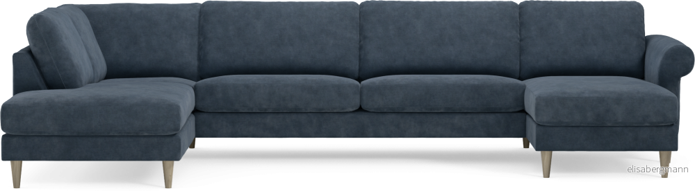 Bridge 3-sits soffa med divan vänster och schäslong höger 49kZW
