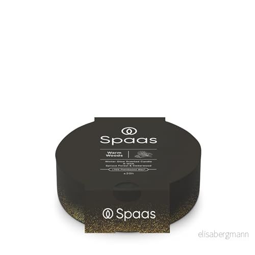 Spaas Winter Glow doftljus med 4 vekar 20 timmar Warm Woods 5411708190958