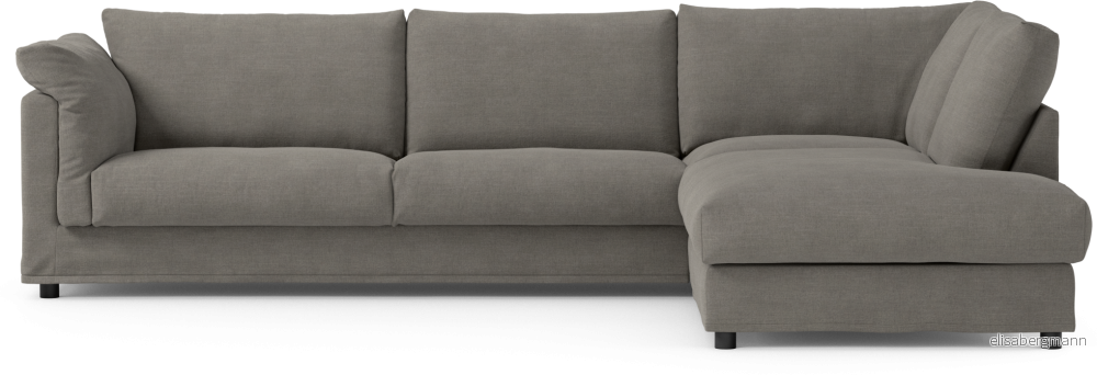 Cherrie 3-sits soffa med divan höger, med kappa 3y9tA