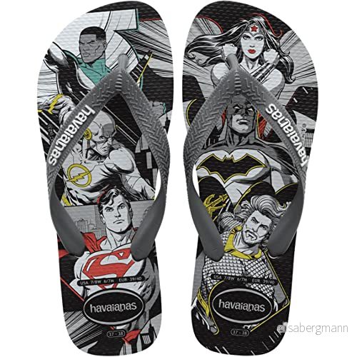 Havaianas herr topp herois DC flip flop, Grå, 3/4 UK, 35/36 EU 7909843106982